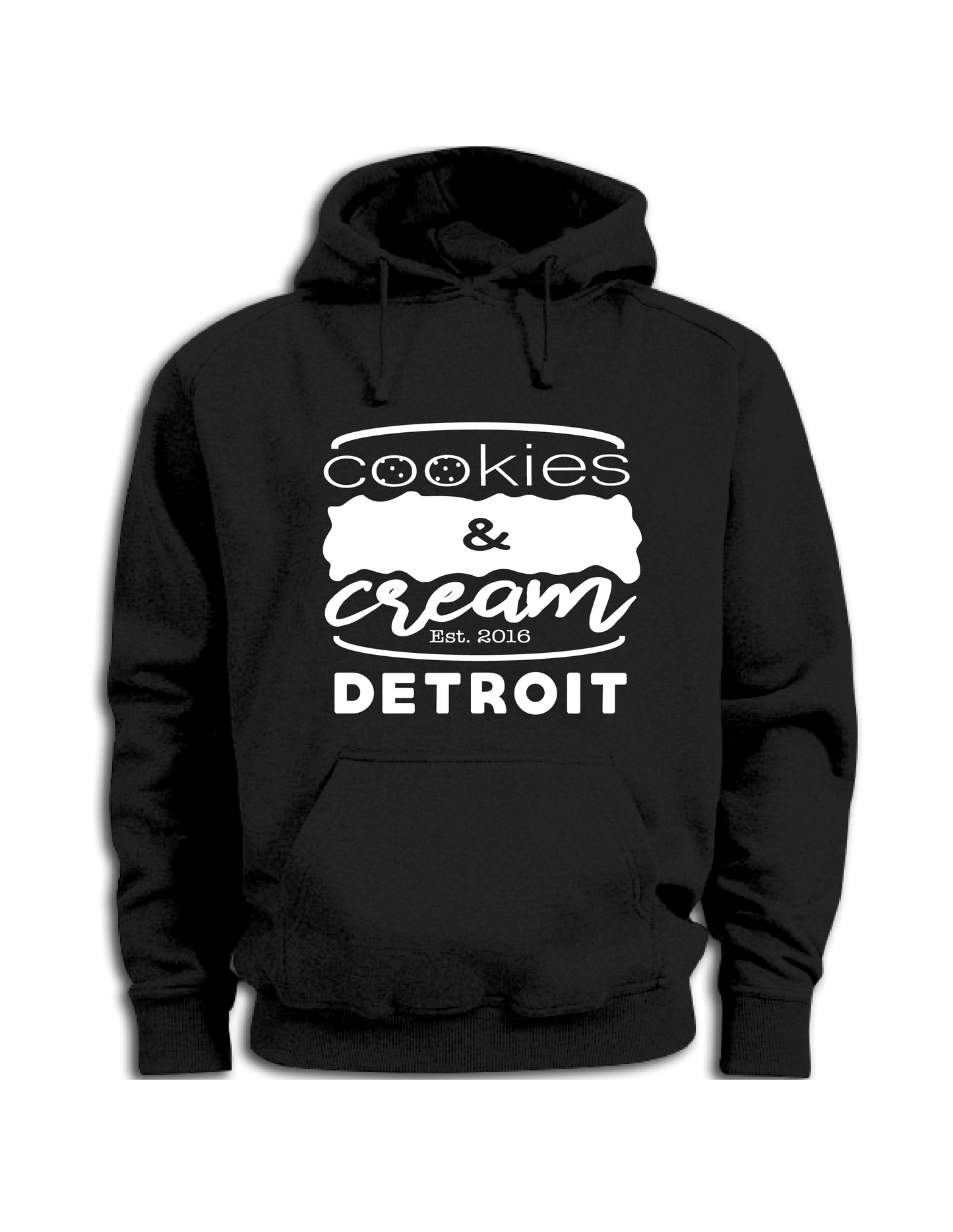 Authentic Cookies and Cream Detroit Gear!! Super soft and comfy Hoodies that will keep you warm and cool at the same time. Just like a Cream Bun!! 