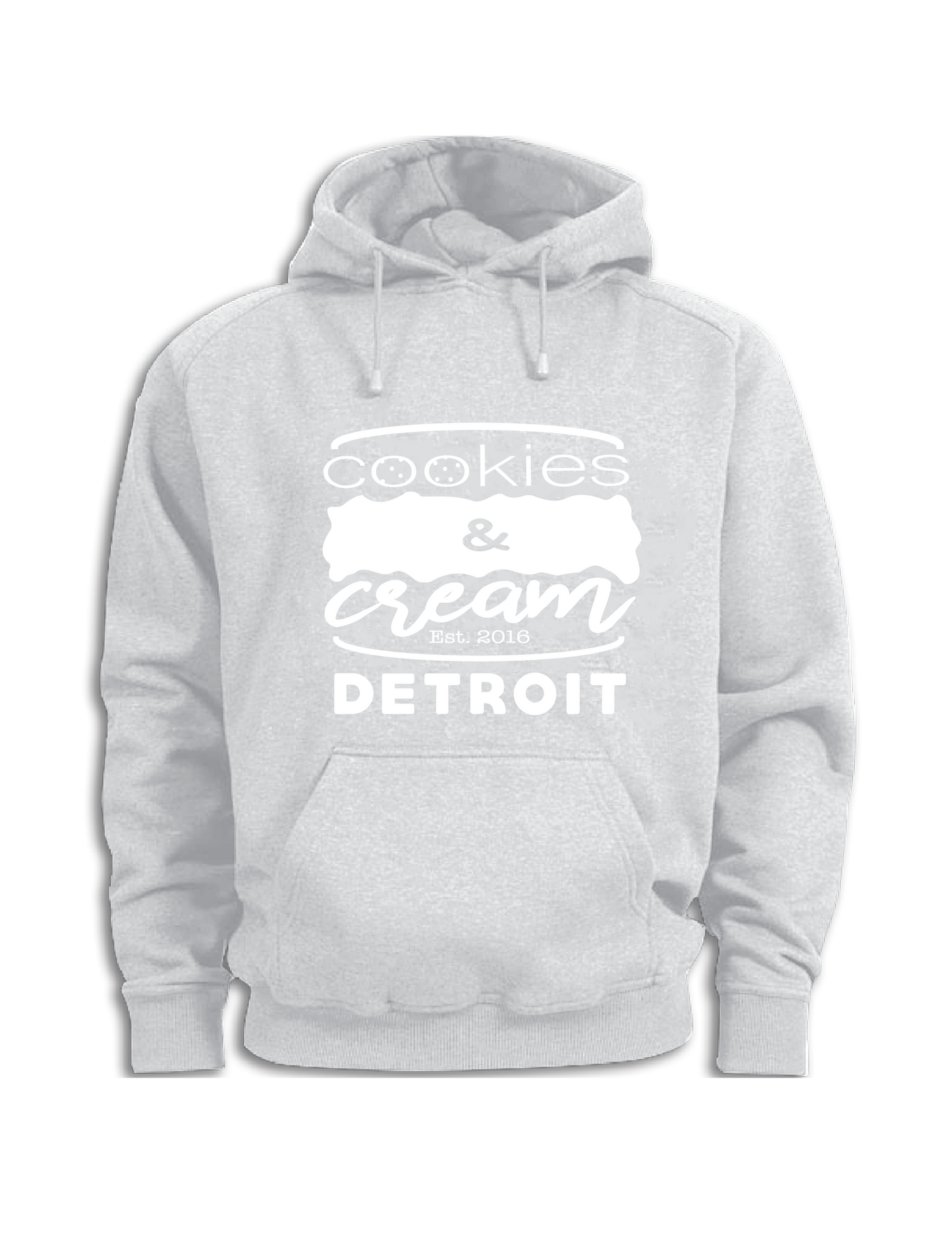 Authentic Cookies and Cream Detroit Gear!! Super soft and comfy Hoodies that will keep you warm and cool at the same time. Just like a Cream Bun!!