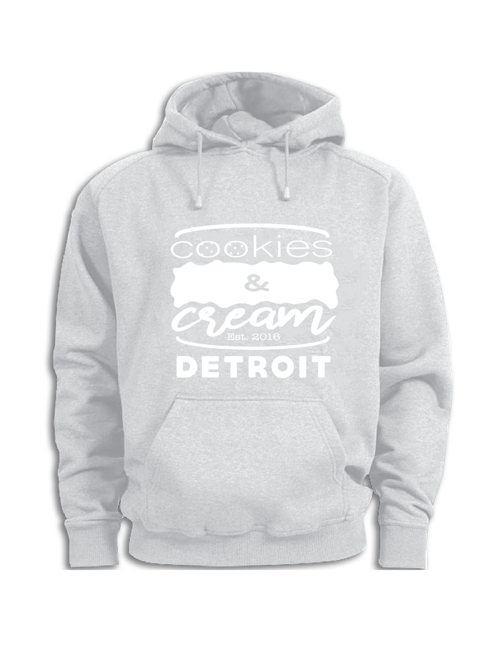 Authentic Cookies and Cream Detroit Gear!! Super soft and comfy Hoodies that will keep you warm and cool at the same time. Just like a Cream Bun!! 